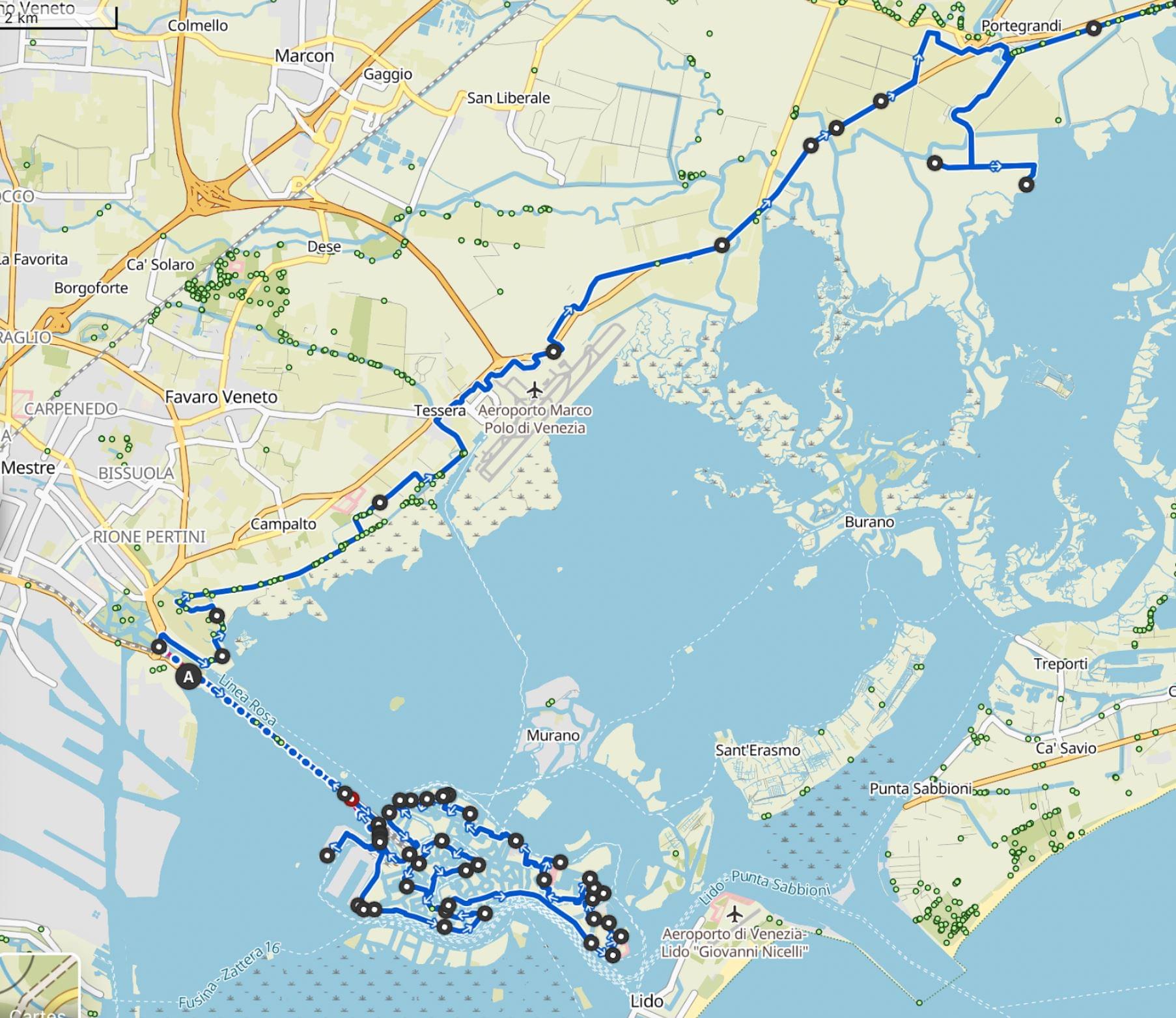 Map of Home Run Venice